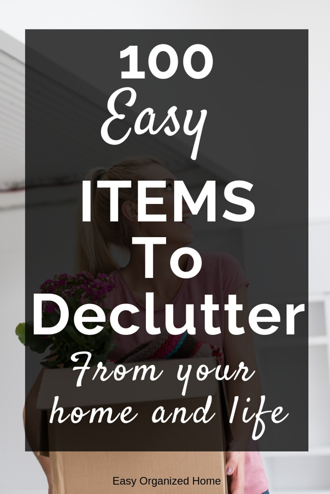 Need help to declutter your  home and life? Start by throwing away these easy items you have in your home. #declutter #decluttering #declutteryourhome #declutteryourlife #howtodeclutter